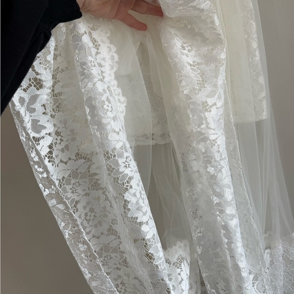 Lulus Dorit White Lace Maxi Dress (Wedding/Bridal) - White - Size Small - NWT - Picture 11 of 15